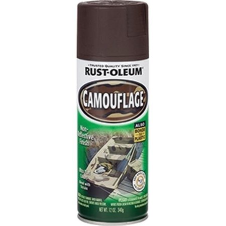Rust-Oleum Rust-Oleum Corp 1918830 12 oz. Earth Brown Camouflage Specialty Spray 20066191887